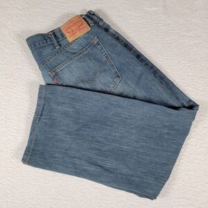 Levi Strauss & Co. Jeans Mens 38x30 (38x27) Blue Straight Leg Medium Wash Denim